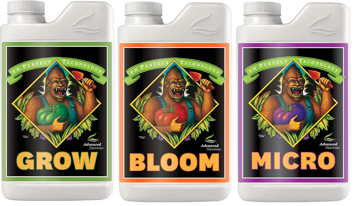 Advanced Nutrients pH Perfect Set mit Grow, Bloom und Micro, je 0,5L, 1L